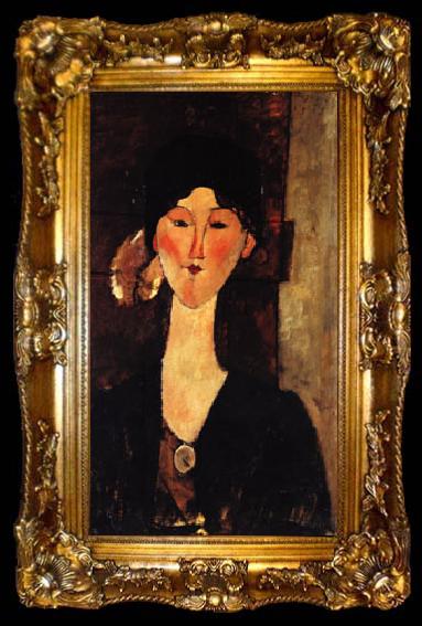 framed  Amedeo Modigliani Beatrice Hastings in Front of a Door, ta009-2